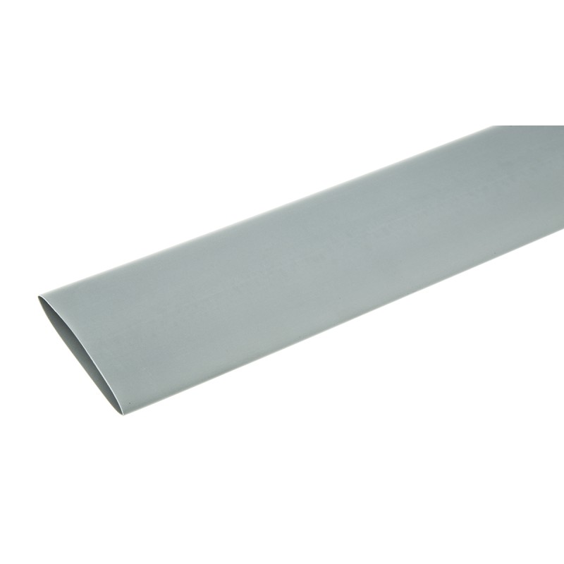 1 pcs - TE Connectivity Heat Shrink Tubing, Grey 38mm Sleeve Dia. x 1.2m Length 2:1 Ratio, RNF-100 Series