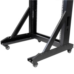 1 pcs - StarTech.com Black 42U Steel Server Rack , with 2-Post Frame