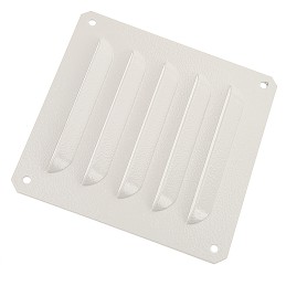 1 pcs - Schneider Electric Grey Steel Vent Grille, Parallel Slat, 120 x 120mm