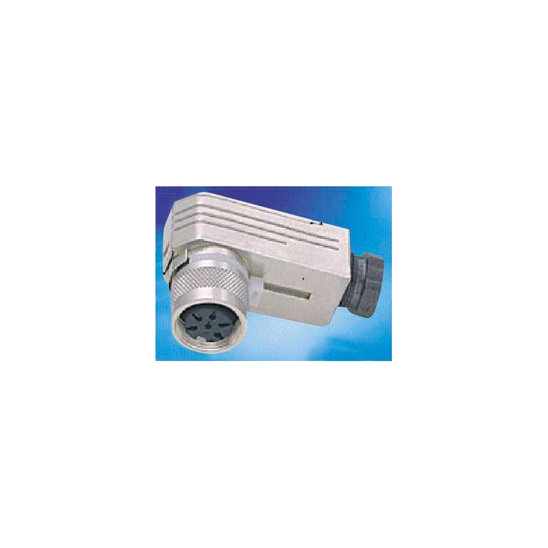 1 pcs - Amphenol, signalmate C091 6 Pole Right Angle M16 Din Socket, 5.0A, 300 V IP67, Cable Mount