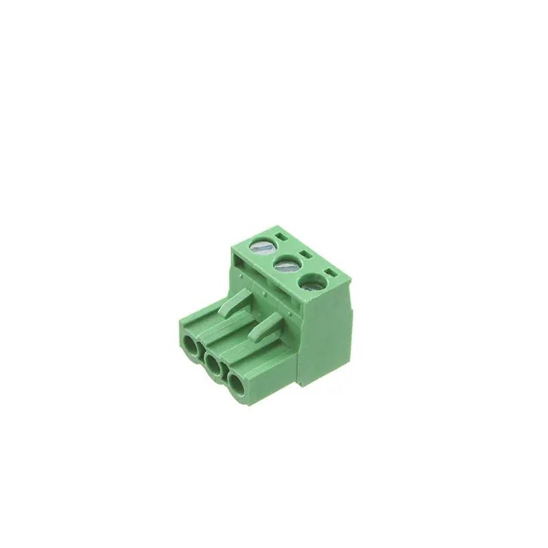 200 pcs - RS PRO 5.08mm Pitch 3 Way Pluggable Terminal Block, Plug, Free Hanging (In Line)