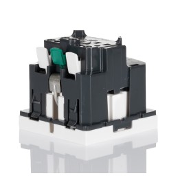 1 pcs - Weidmuller White 1 Gang Plug Socket, 2+E Poles, 16A, Type F - German Schuko, Indoor Use