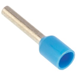 1 Box of 100 - Schneider Electric, DZ5CE Insulated Crimp Bootlace Ferrule, 8.2mm Pin Length, 1.6mm Pin Diameter, 0.75mm² Wire Si