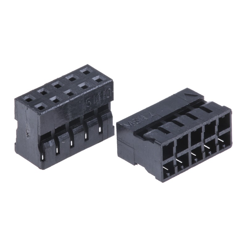 10 pcs - Molex, Milli-Grid Female Connector Housing, 2mm Pitch, 10 Way, 2 Row