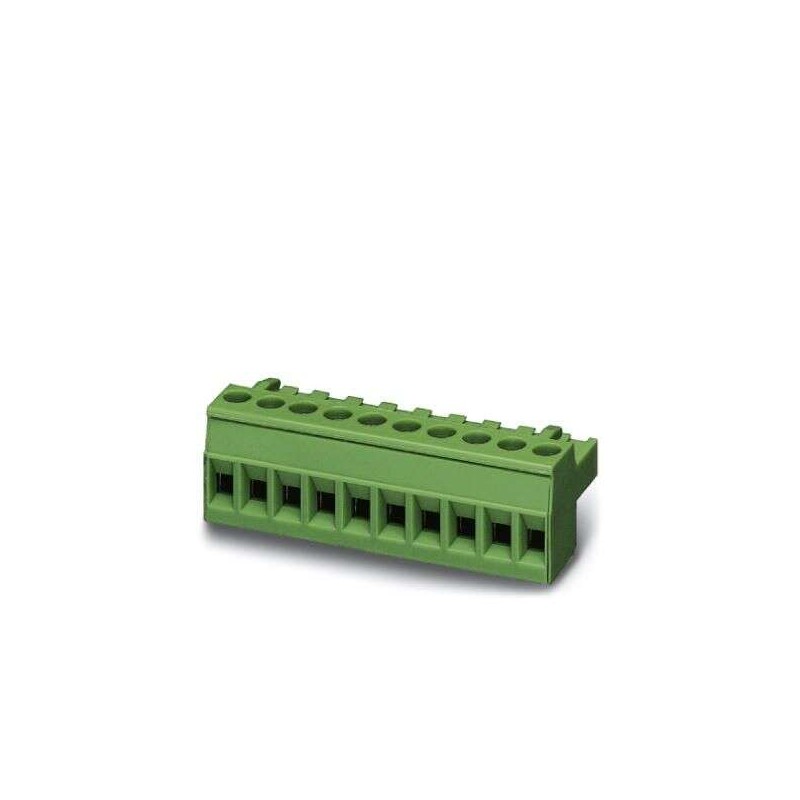50 pcs - Phoenix Contact 5mm Pitch 4 Way Pluggable Terminal Block, Plug, Through Hole