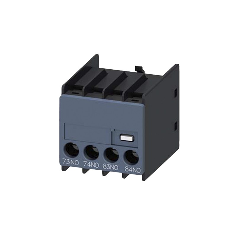 1 pcs - Siemens Auxiliary Contact, 2 Contact, 2NO, Snap-On, Sirius Innovation