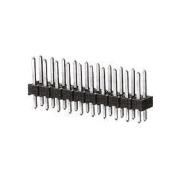 200 pcs - TE Connectivity AMPMODU MOD II Series Straight Through Hole Pin Header, 40 Contact(s), 2.54mm Pitch, 2 Row(s),