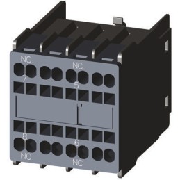 1 pcs - Siemens Auxiliary Contact, 2 Contact, 1NC + 1NO, Snap-On, Sirius Innovation