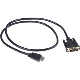 1 pcs - RS PRO 4K Male HDMI to Male DVI-D Single Link Cable, 1m