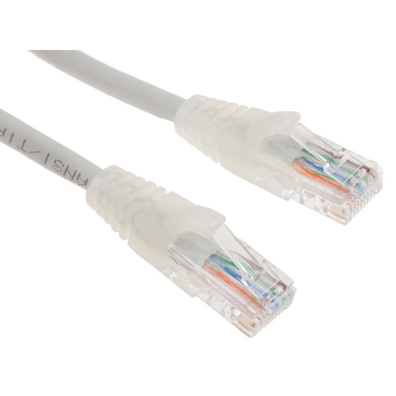 1 pcs - RS PRO Cat5e Male RJ45 to Male RJ45 Ethernet Cable, U/UTP, Grey LSZH Sheath, 2m