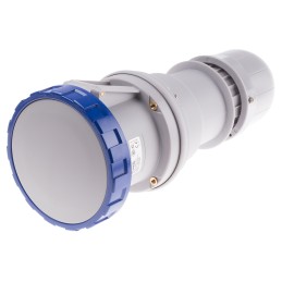 1 pcs - Scame IP66, IP67 Blue Cable Mount 2P + E Industrial Power Socket, Rated At 125A, 230 V