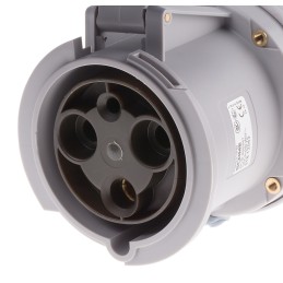 1 pcs - Scame IP66, IP67 Blue Cable Mount 2P + E Industrial Power Socket, Rated At 125A, 230 V