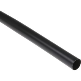 1 Bag of 1 - RS PRO Adhesive Lined Halogen Free Heat Shrink Tubing, Black 9mm Sleeve Dia. x 1.2m Length 3:1 Ratio