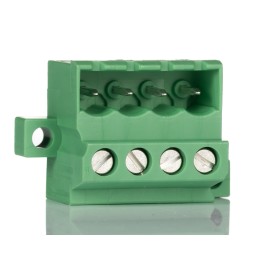 50 pcs - Phoenix Contact 5.08mm Pitch 4 Way Pluggable Terminal Block, Header, Cable Mount, Screw Termination