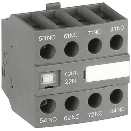 1 pcs - ABB Auxiliary Contact, 4 Contact, 1NC + 3NO, Front Mount