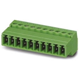 50 pcs - Phoenix Contact 3.81mm Pitch 3 Way Pluggable Terminal Block, Inverted Plug, Cable Mount, Screw Termination