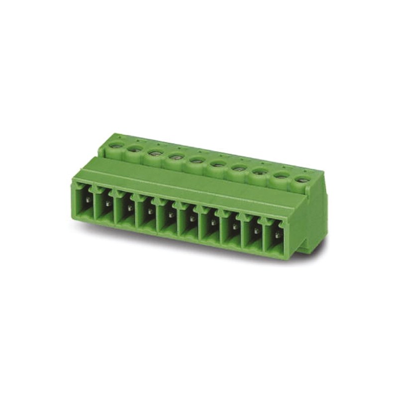 50 pcs - Phoenix Contact 3.81mm Pitch 3 Way Pluggable Terminal Block, Inverted Plug, Cable Mount, Screw Termination