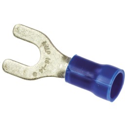 1 Box of 1000 - TE Connectivity, PLASTI-GRIP Insulated Crimp Spade Connector, 1mm² to 2.6mm², 16AWG to 14AWG, M4 Stud Size Vinyl