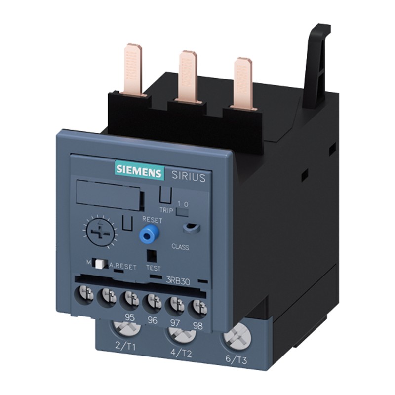 1 pcs - Siemens 3RB Solid State Overload Relay 1NO + 1NC, 50 A F.L.C, 50 A Contact Rating, 3P, SIRIUS Innovation