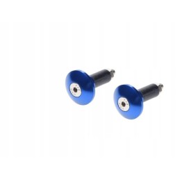 Blue handlebar end, cross enduro set