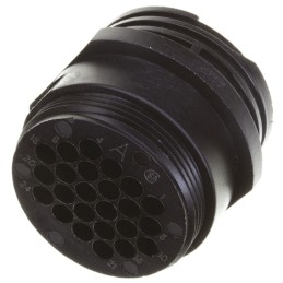 1 pcs - TE Connectivity Circular Connector, 24 Contacts, Cable Mount, Socket, Male, CPC Series 1 Series