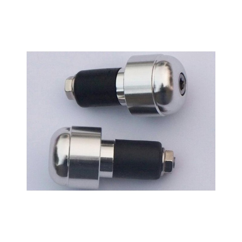 Smooth aluminum handlebar weight ends