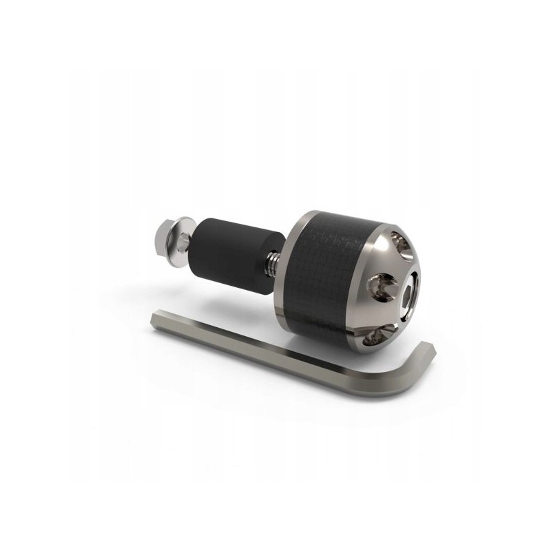 Silver handlebar ends