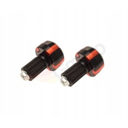Orange handlebar tip