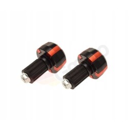 Orange handlebar tip