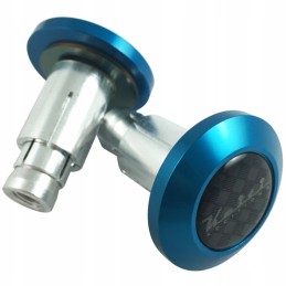 Keiti blue aluminum handlebar ends