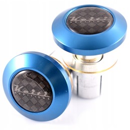 Keiti blue aluminum handlebar ends