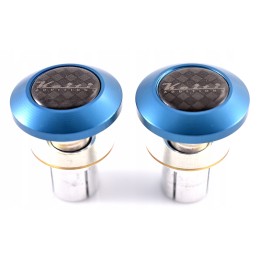 Keiti blue aluminum handlebar ends
