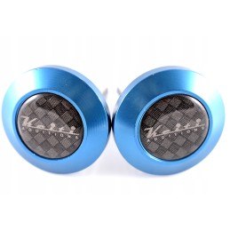 Keiti blue aluminum handlebar ends