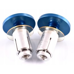 Keiti blue aluminum handlebar ends