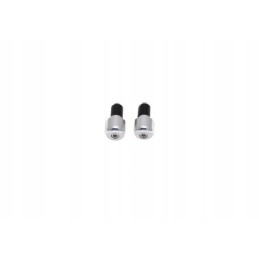 Chrome handlebar ends, set of 2 pcs