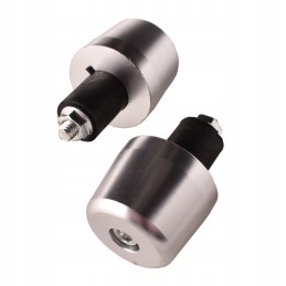 Handlebar weight ends 05 36mm silver moto