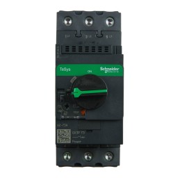 1 pcs - Schneider Electric TeSys Thermal Circuit Breaker - GV3P 3 Pole 690V ac Voltage Rating DIN Rail Mount, 73A Current Rating