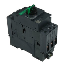 1 pcs - Schneider Electric TeSys Thermal Circuit Breaker - GV3P 3 Pole 690V ac Voltage Rating DIN Rail Mount, 73A Current Rating