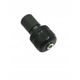 Black aluminum handlebar end 14-26mm