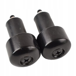 Black solid metal handlebar ends, cheapest
