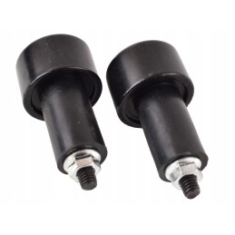 Black solid metal handlebar ends, cheapest