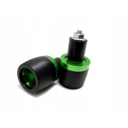 Green handlebar end weights