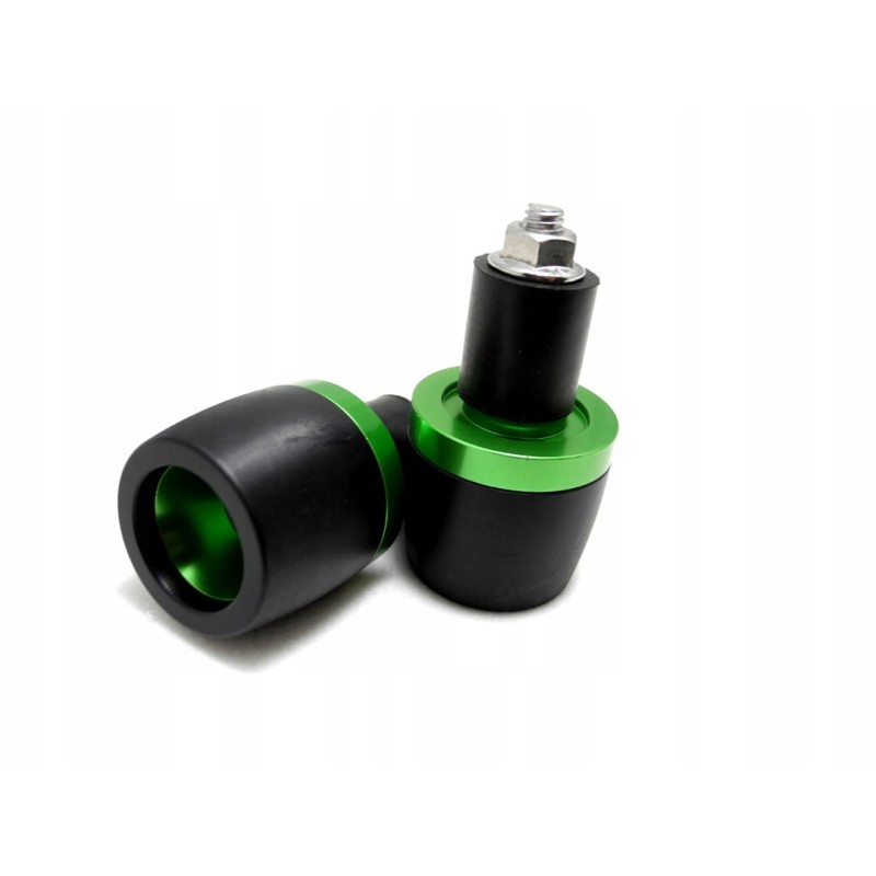 Green handlebar end weights