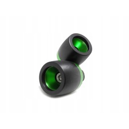 Green handlebar end weights