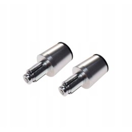 Motorcycle weights, handlebar ends, silver color, Allen key, quality