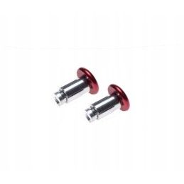 Red weight handlebar ends, set of 2 pcs