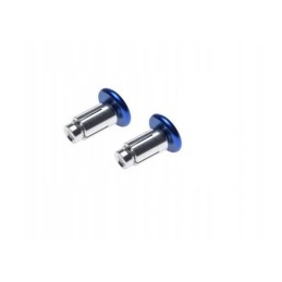 Blue handlebar ends, set of 2 pcs