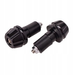 17mm black motorcycle handlebar weight ends