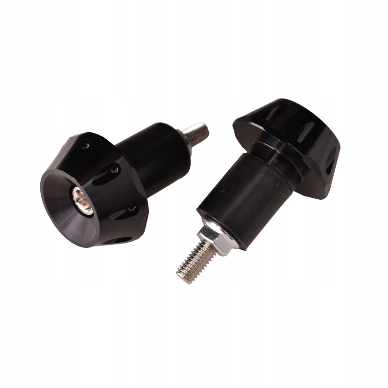 17mm black motorcycle handlebar weight ends