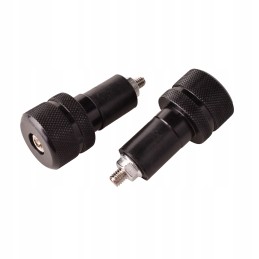 18mm black motorcycle handlebar weight ends